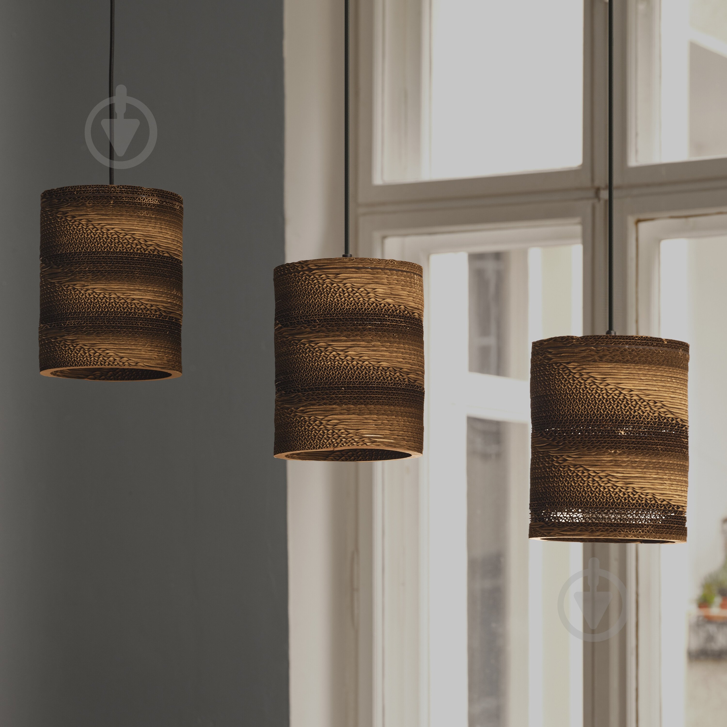 Подвес Ledvance Decor Cardboard Cylinder Pendant Brown 3x/E27 - фото 10