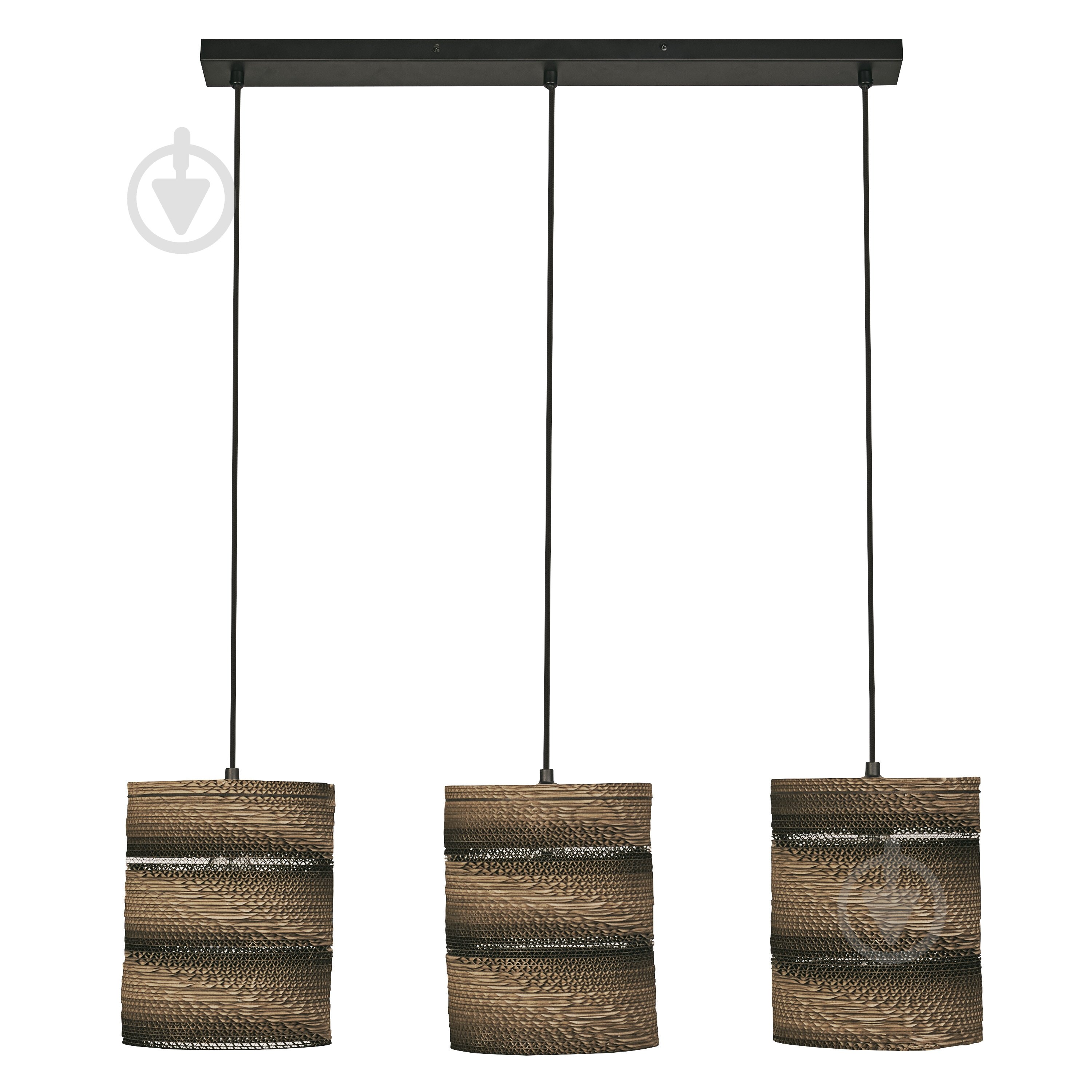 Подвес Ledvance Decor Cardboard Cylinder Pendant Brown 3x/E27 - фото 1