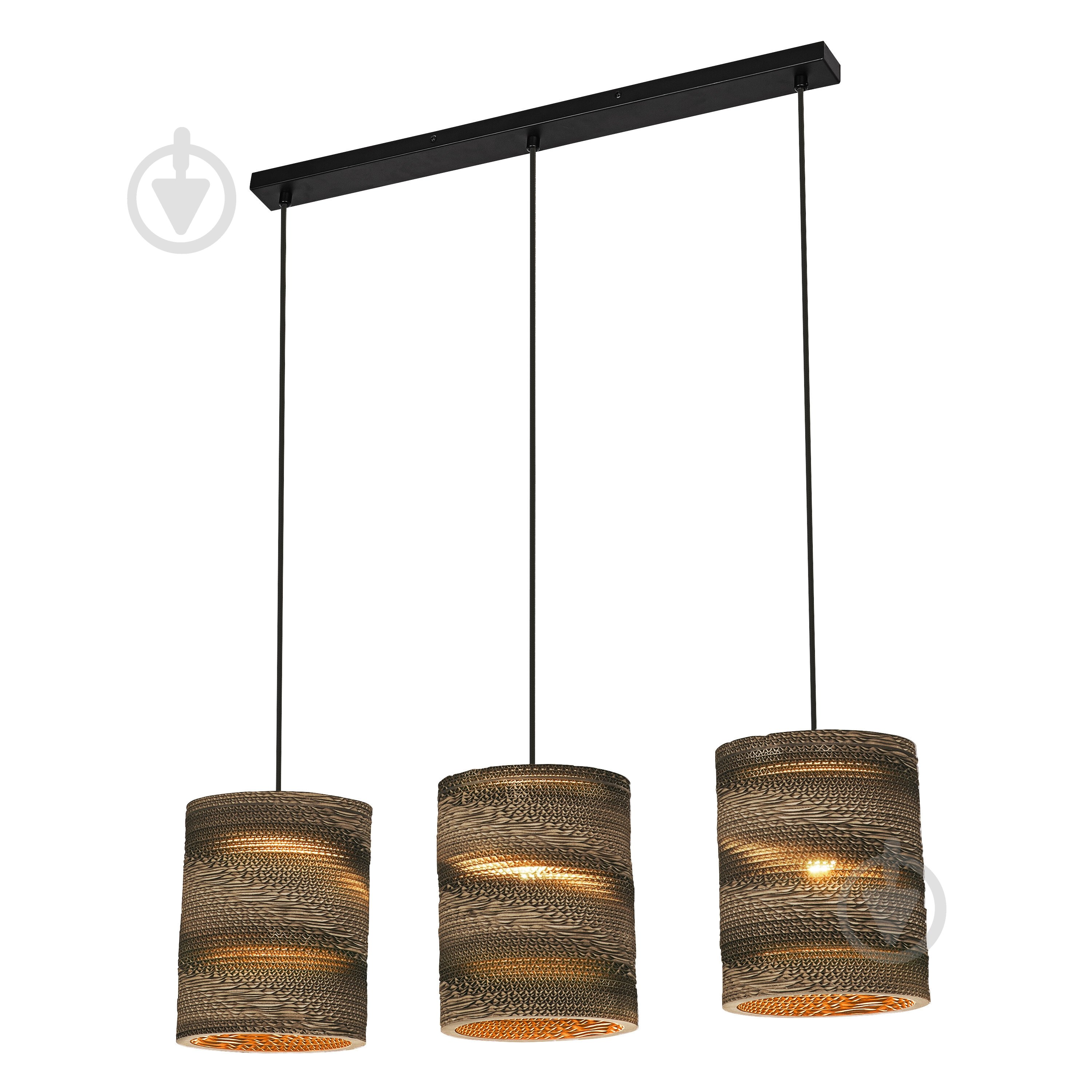 Подвес Ledvance Decor Cardboard Cylinder Pendant Brown 3x/E27 - фото 2