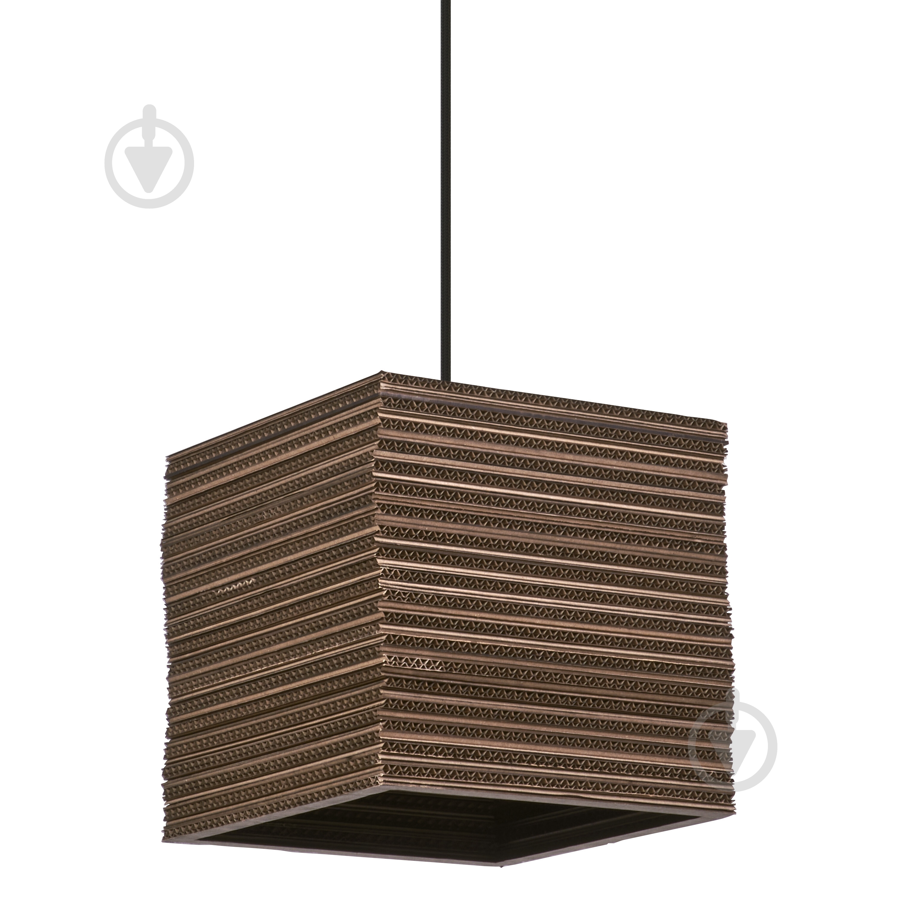 Подвес Ledvance Decor Cardboard Square Pendant Brown 1x/E27 - фото 3