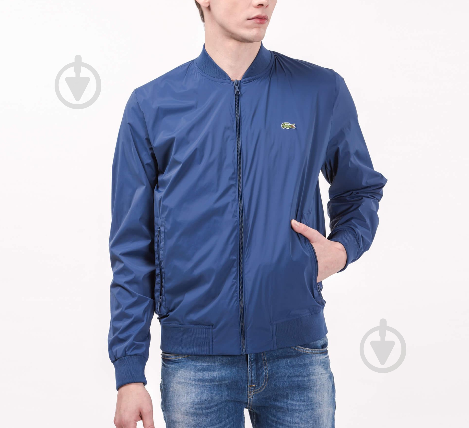 Ветровка мужская демисезонная Lacoste BH080202M р.M синяя - фото 1 Ветровка мужская демисезонная Lacoste BH080202M р.M синяя - фото 1