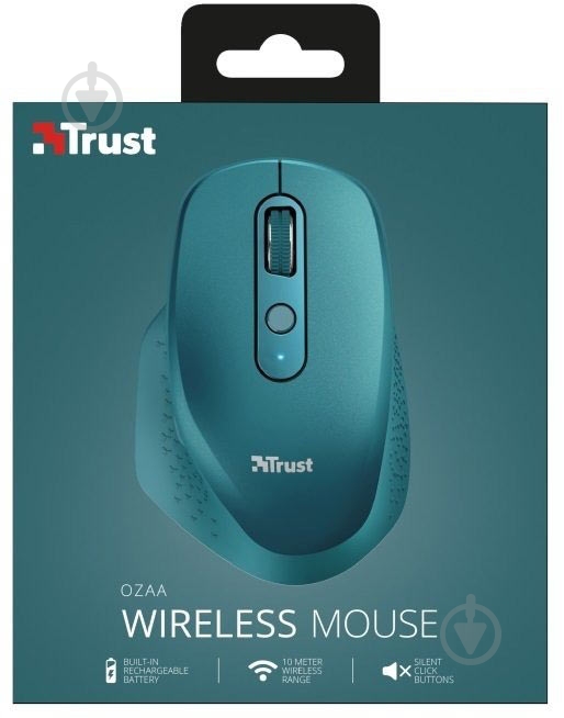 Мышь Trust Ozaa Rechargeable WL Blue (24034) blue (24034) - фото 8
