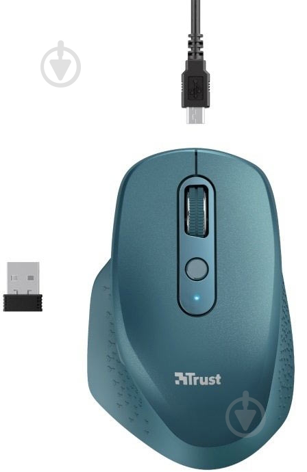 Мышь Trust Ozaa Rechargeable WL Blue (24034) blue (24034) - фото 5
