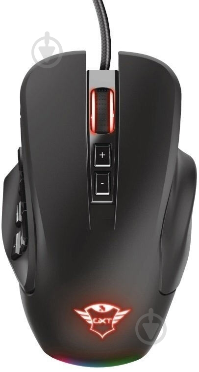 Мышь Trust GXT970 Morfix Customisable Blue (23764) black (23764) - фото 1