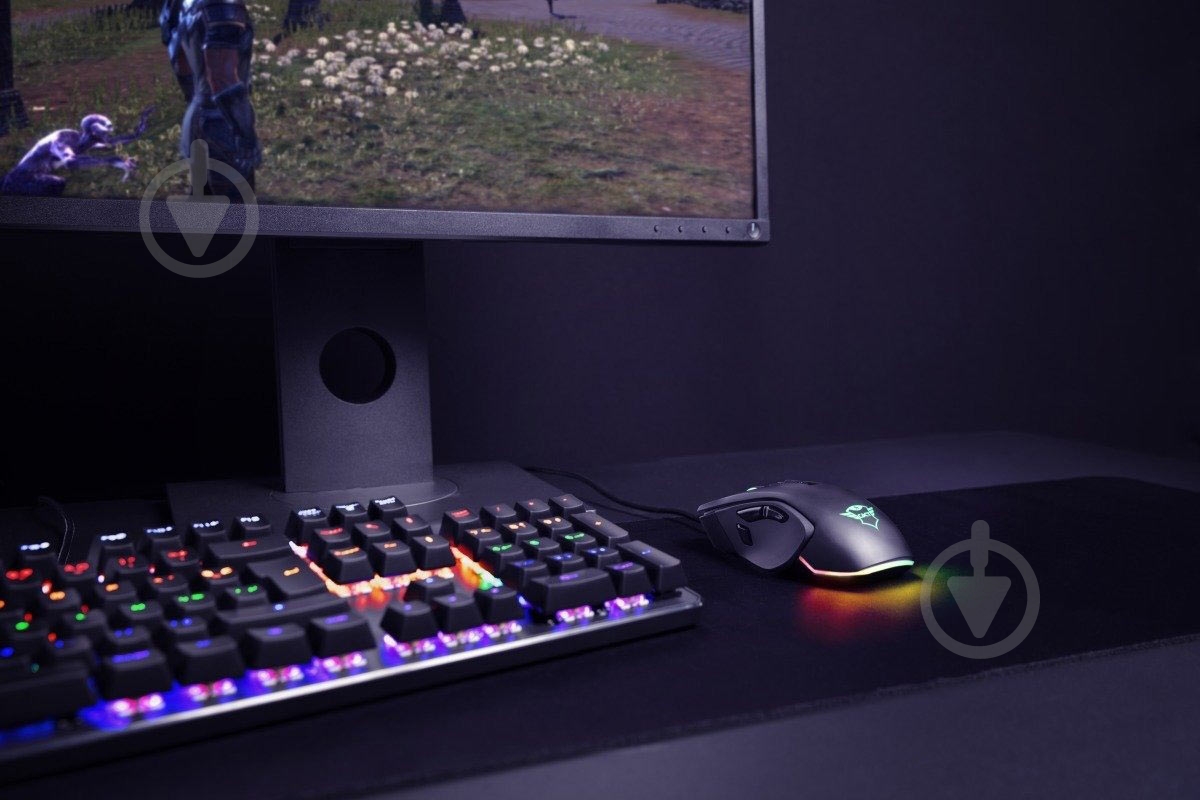 Мышь Trust GXT970 Morfix Customisable Blue (23764) black (23764) - фото 11