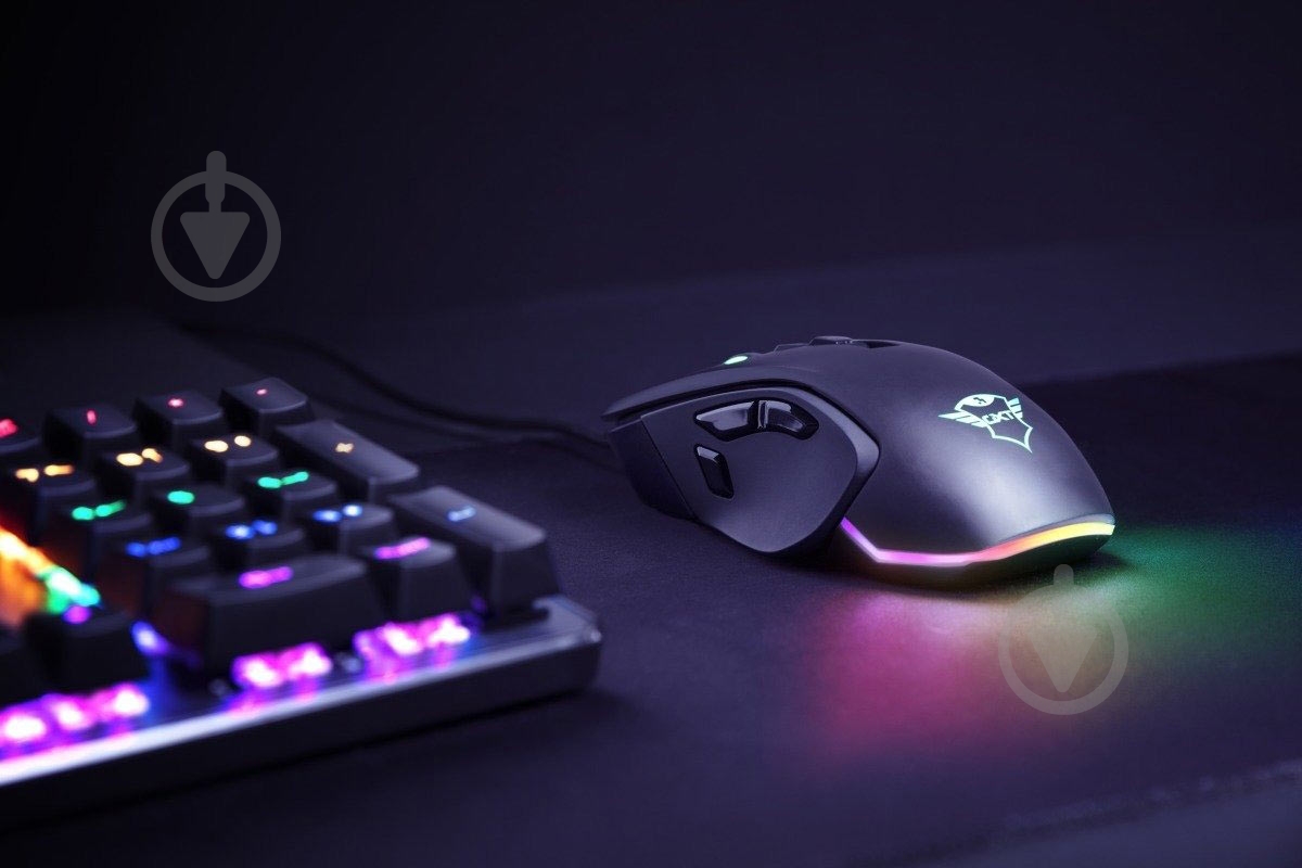 Мышь Trust GXT970 Morfix Customisable Blue (23764) black (23764) - фото 9