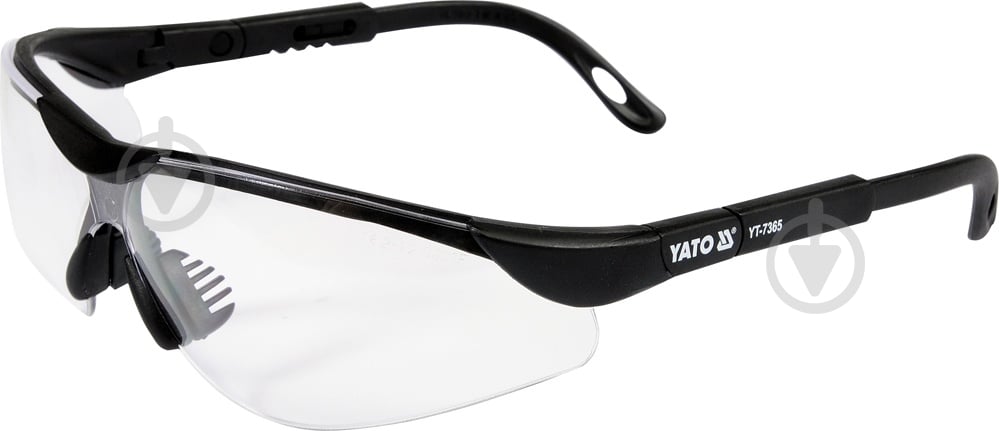 Очки защитные YATO открытые прозрачные [12/240] YT-7365 - фото 1