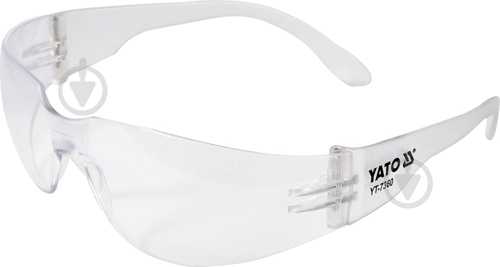 Очки защитные YATO открытые прозрачные [12/240] YT-7360 - фото 1