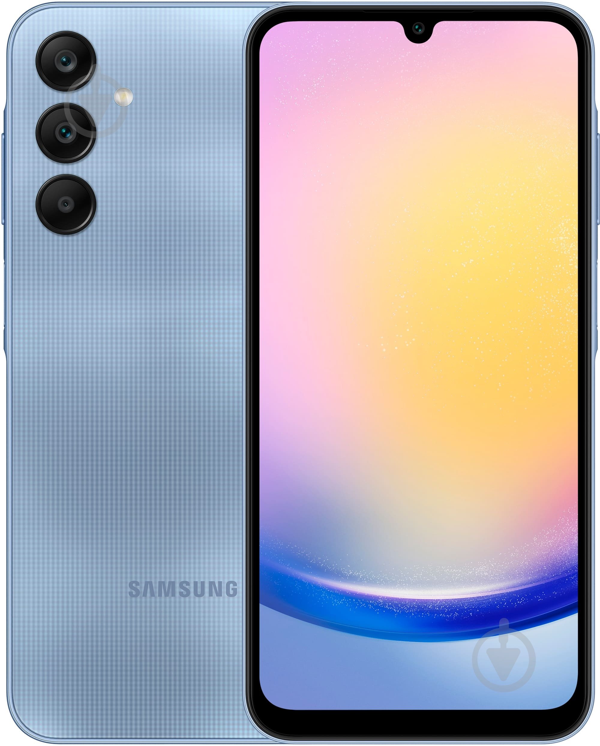 ᐉ Смартфон Samsung Galaxy A25 5G 6/128GB blue (SM-A256BZBDEUC