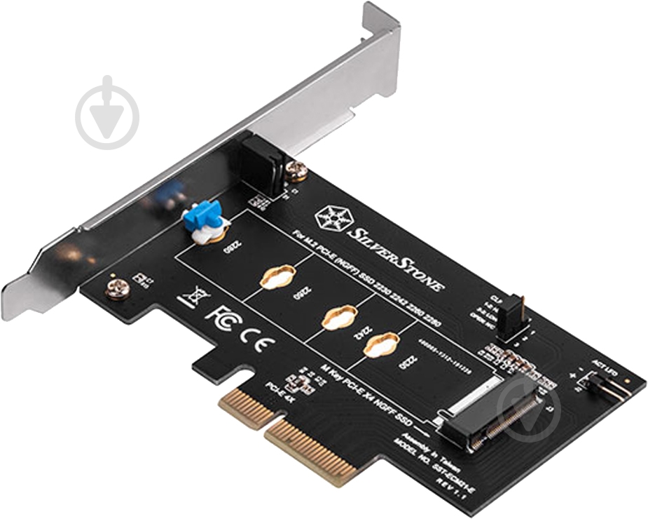 Плата расширения SilverStone ECM21-E M.2 PCI Express 4.0 x4 (SST-ECM21-E) - фото 1