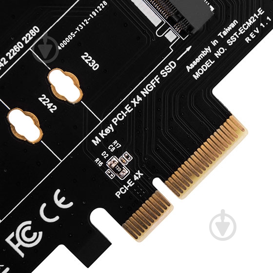 Плата расширения SilverStone ECM21-E M.2 PCI Express 4.0 x4 (SST-ECM21-E) - фото 5