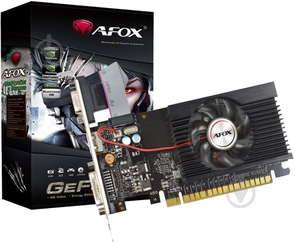 Відеокарта AFOX Geforce GT710 2GB DDR3 64bit (AF710-2048D3L1-V2) - фото 3 Відеокарта AFOX Geforce GT710 2GB DDR3 64bit (AF710-2048D3L1-V2) - фото 3