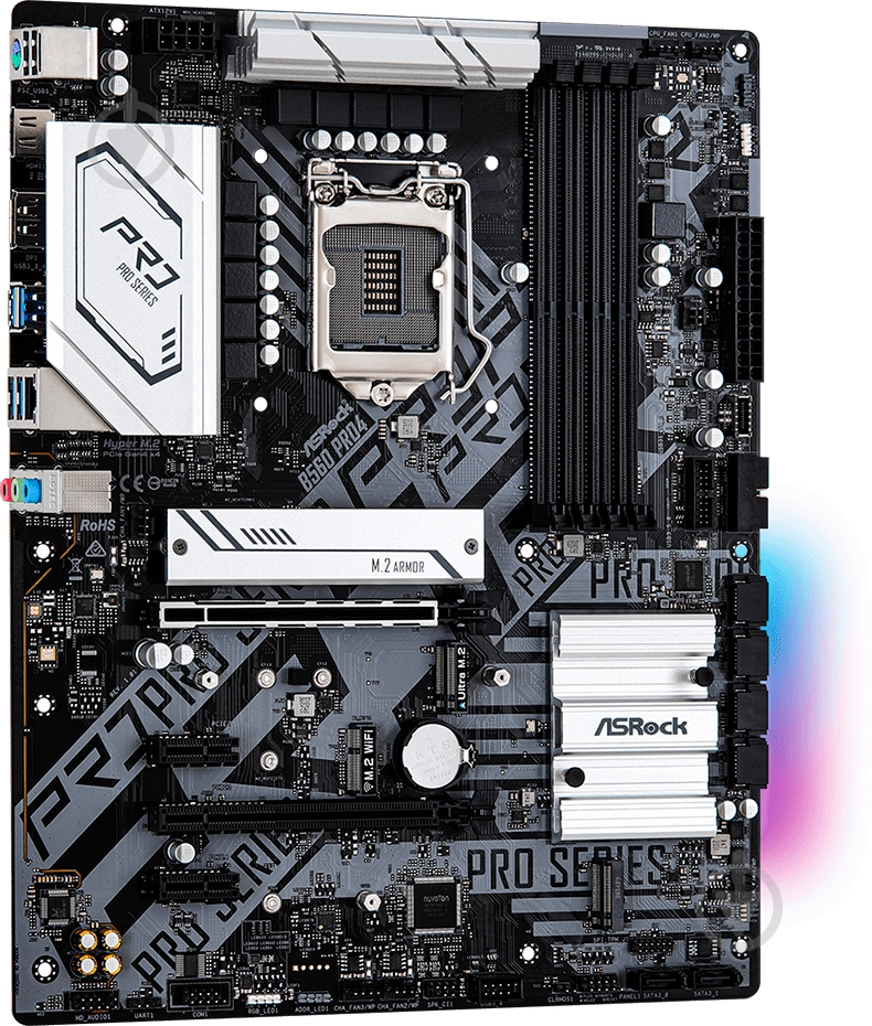 Материнская плата ASRock B560 PRO4 (Socket 1200, Intel B560, ATX) - фото 2