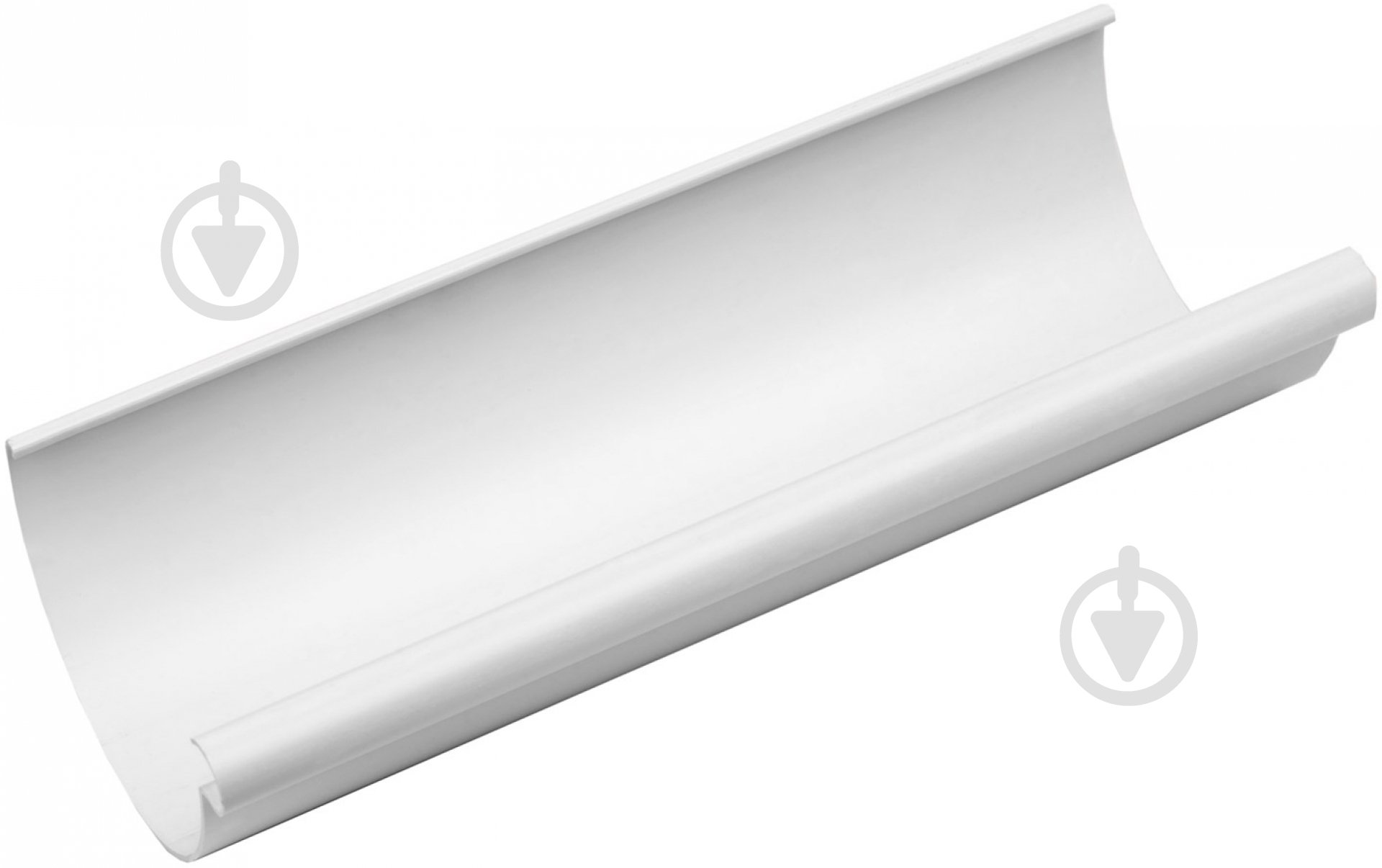 УЦЕНКА! Желоб водосточный RoofOK 120 мм 3 м белый (УЦ №2569) - фото 1