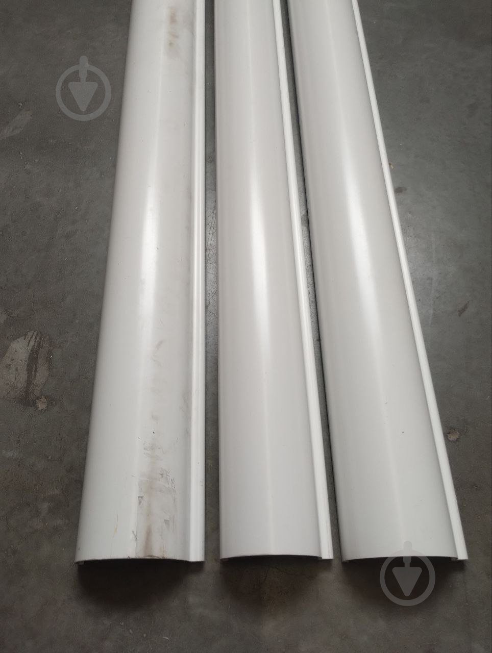 УЦЕНКА! Желоб водосточный RoofOK 120 мм 3 м белый (УЦ №2569) - фото 6