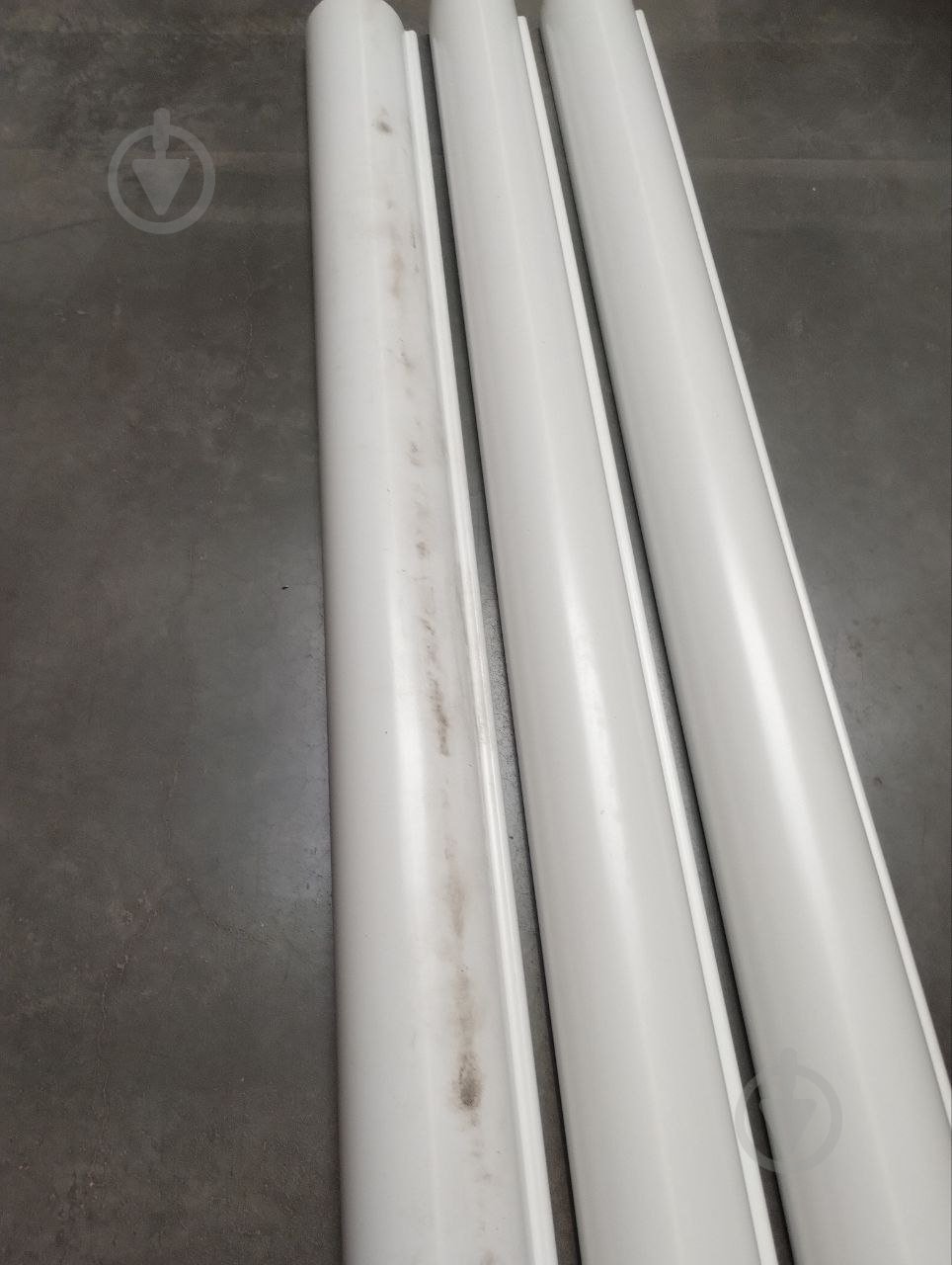 УЦЕНКА! Желоб водосточный RoofOK 120 мм 3 м белый (УЦ №2569) - фото 5