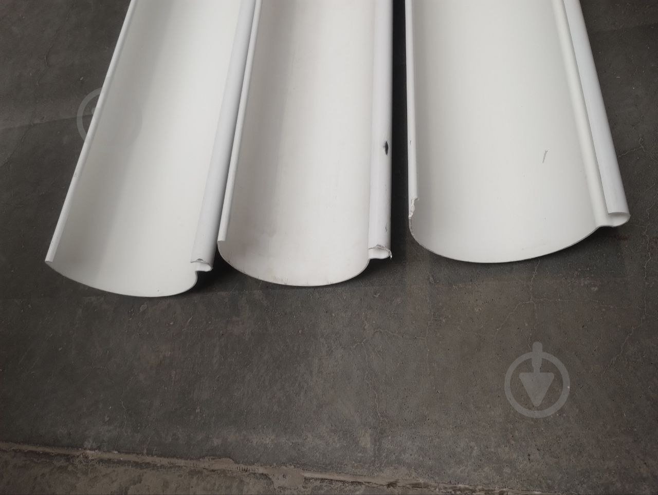 УЦЕНКА! Желоб водосточный RoofOK 120 мм 3 м белый (УЦ №2569) - фото 7