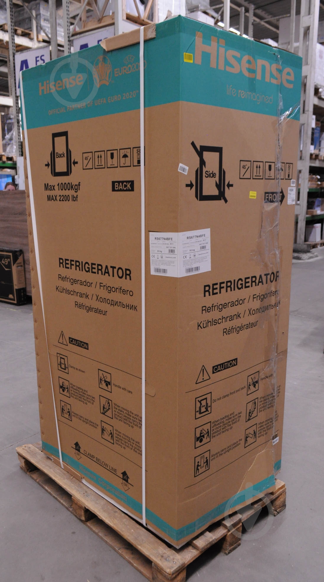 УЦІНКА! Холодильник Hisense RS677N4BFE (BCD-518WY) (УЦ №112) - фото 4 УЦІНКА! Холодильник Hisense RS677N4BFE (BCD-518WY) (УЦ №112) - фото 4