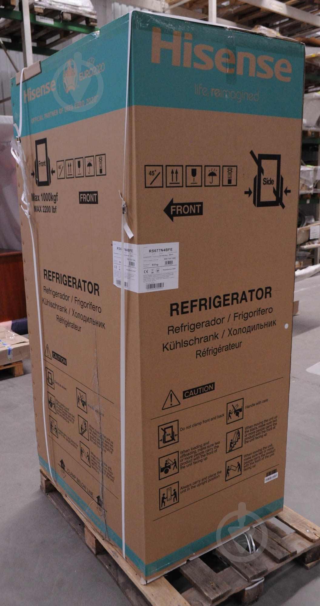 УЦІНКА! Холодильник Hisense RS677N4BFE (BCD-518WY) (УЦ №112) - фото 5 УЦІНКА! Холодильник Hisense RS677N4BFE (BCD-518WY) (УЦ №112) - фото 5