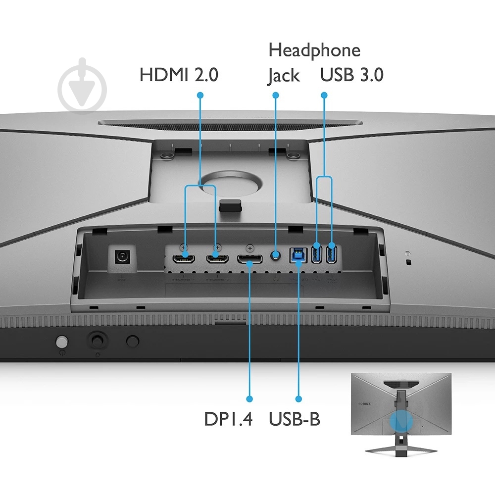 Монитор BenQ EX270M 27" (9H.LLALJ.LBE) - фото 7 Монитор BenQ EX270M 27" (9H.LLALJ.LBE) - фото 7