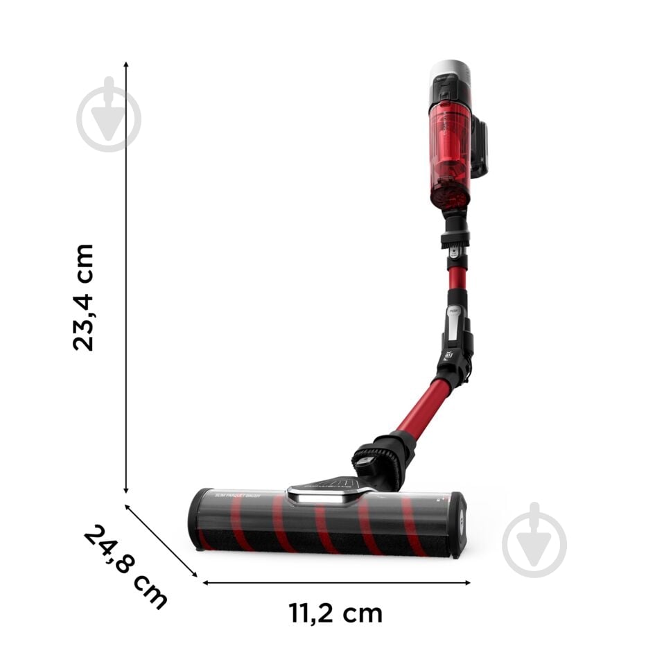 Пылесос аккумуляторный Rowenta X-Force 9.60 Complete RH2099WO black/red - фото 2