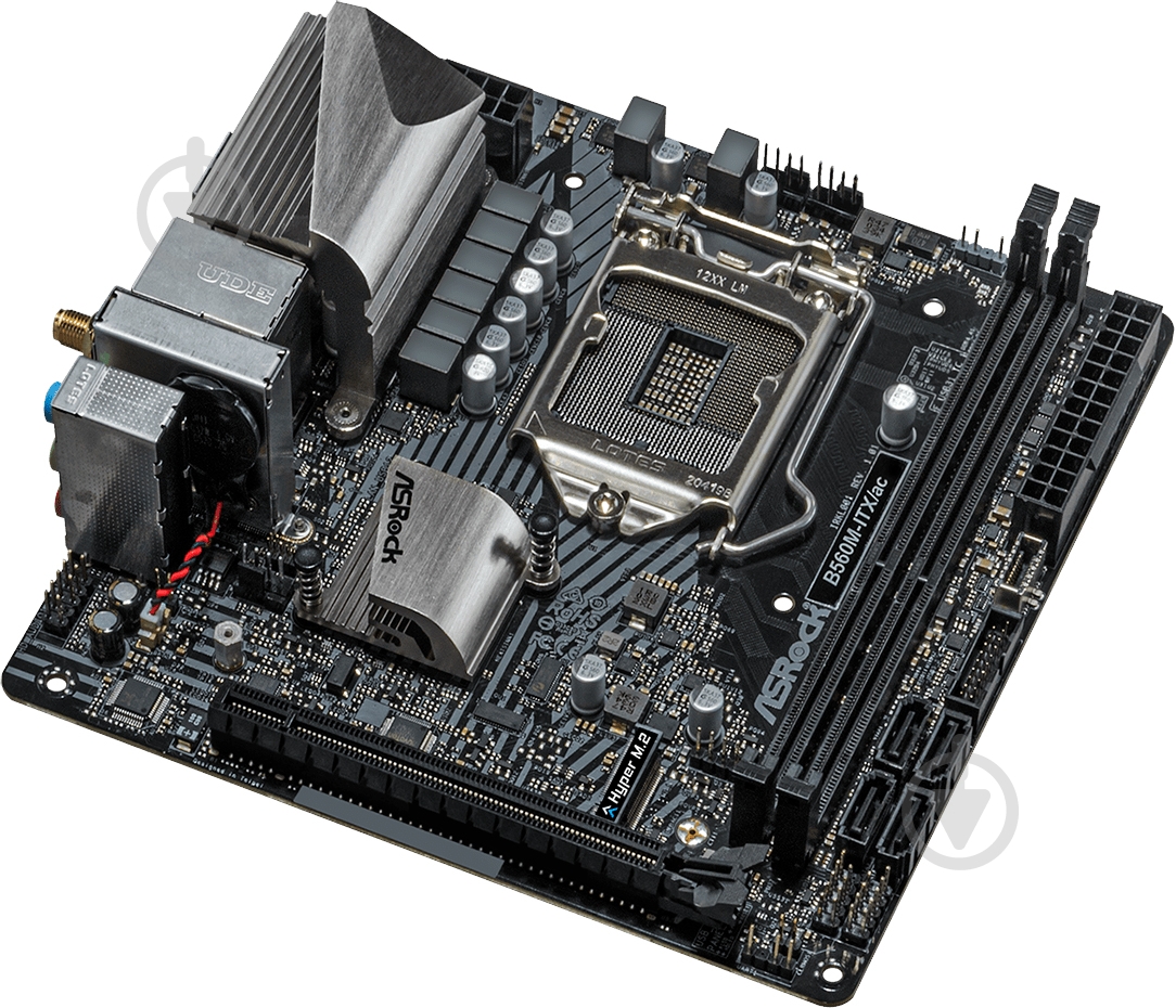 Материнская плата ASRock B560M-ITX/AC (Socket 1200, Intel B560, mini ITX) - фото 3
