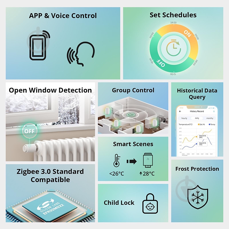 Контроллер умного дома Sonoff Zigbee TRVZB белый - фото 7 Контроллер умного дома Sonoff Zigbee TRVZB белый - фото 7
