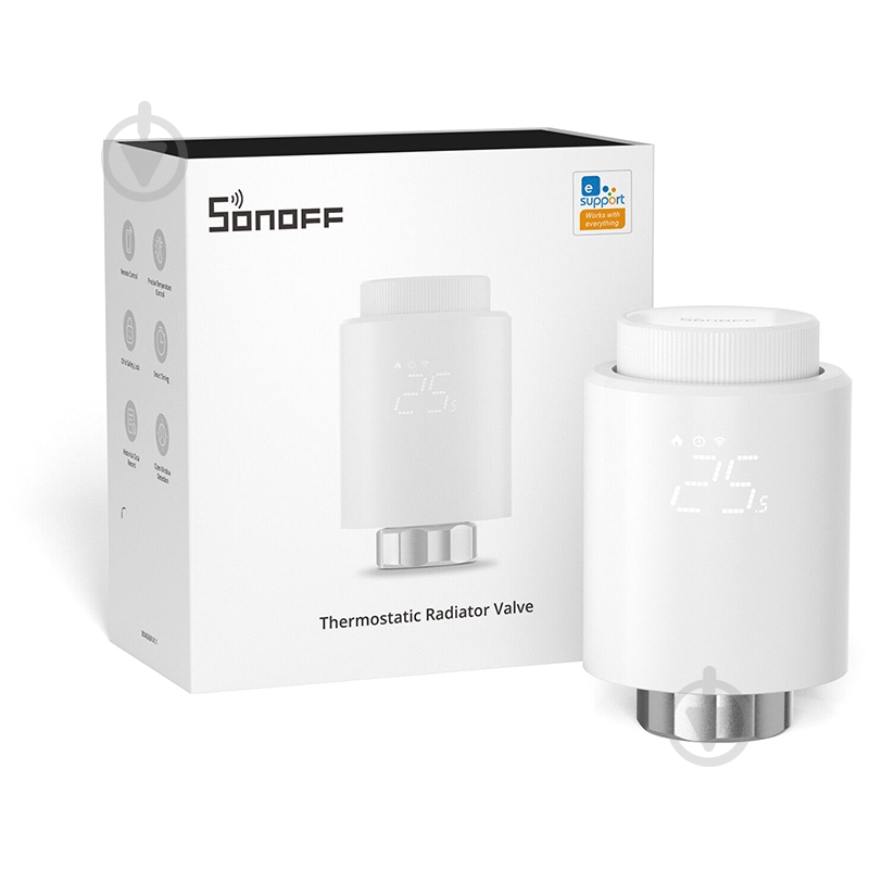 Контроллер умного дома Sonoff Zigbee TRVZB белый - фото 3 Контроллер умного дома Sonoff Zigbee TRVZB белый - фото 3