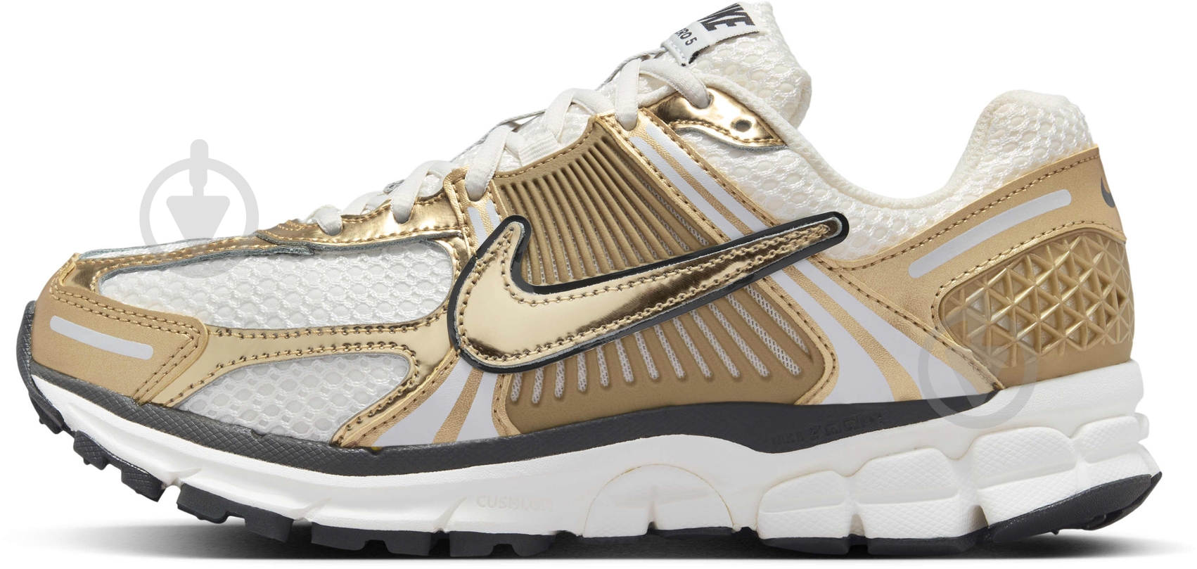 Кроссовки женские демисезонные Nike W ZOOM VOMERO 5 GLD HF7723-001 р.38,5 бело-золотые - фото 2