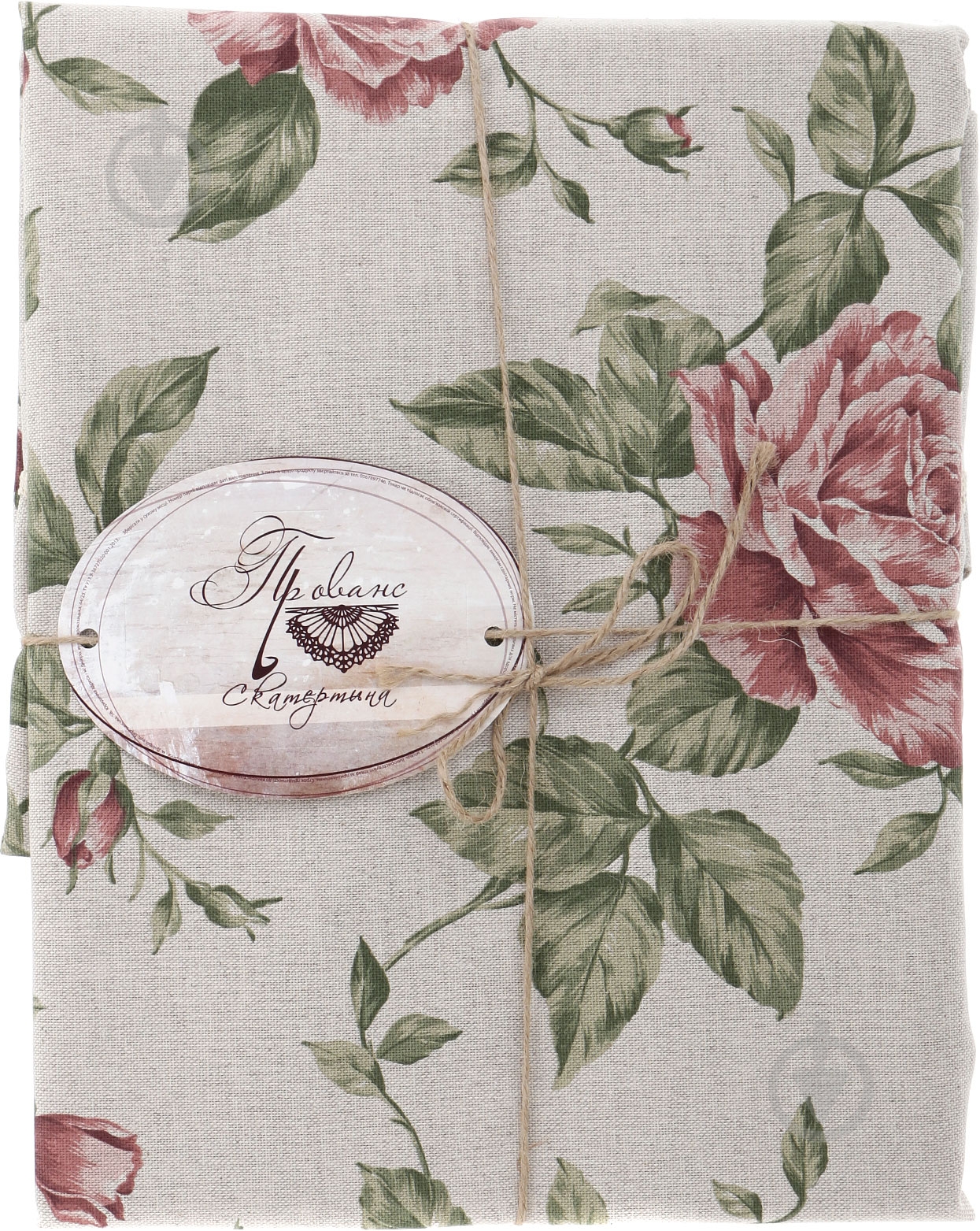 Скатерть large pink Rose 140x180 см бежевый с рисунком Прованс - фото 4 Скатерть large pink Rose 140x180 см бежевый с рисунком Прованс - фото 4
