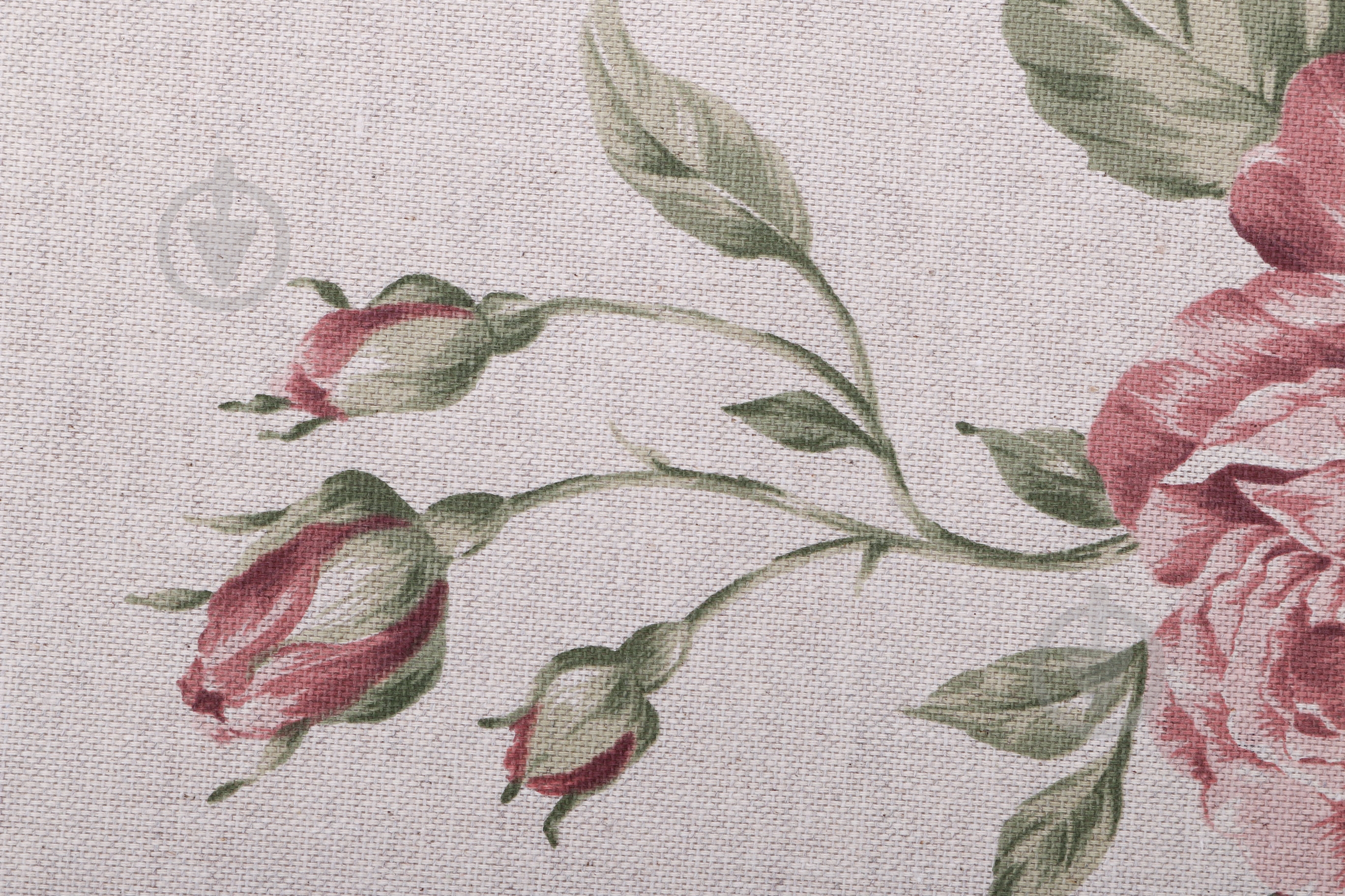 Скатертина large pink Rose Ø 200 см бежевий із малюнком Прованс - фото 2