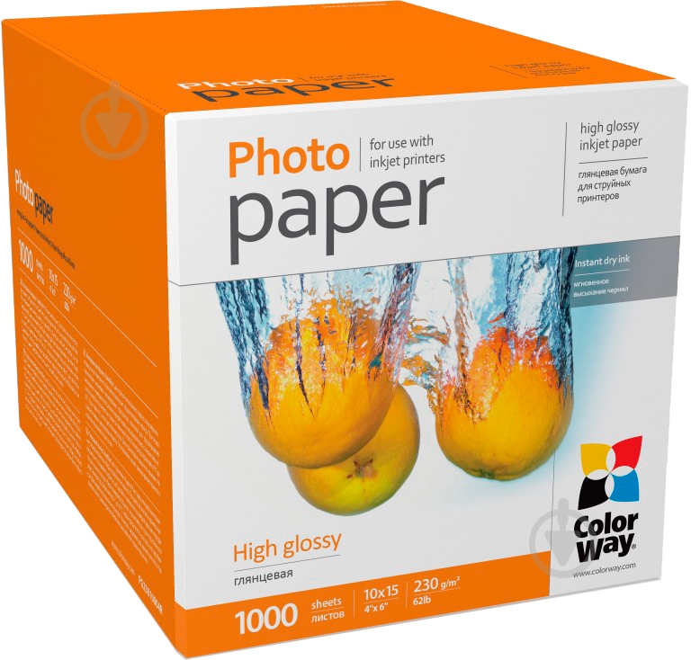 Фотобумага ColorWay 10x15 (PG23010004R) - фото 1