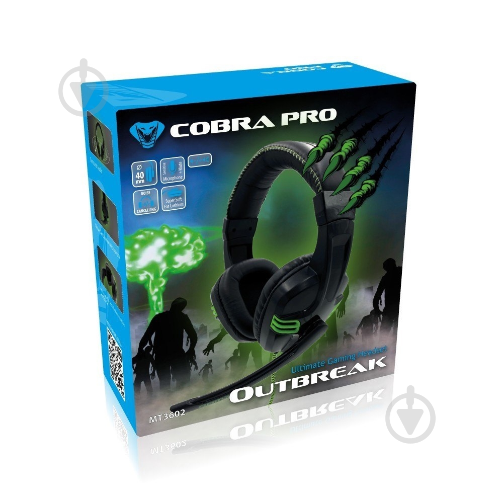 Наушники Media-Tech Cobra Pro Outbreak black (MT3602) - фото 6 Наушники Media-Tech Cobra Pro Outbreak black (MT3602) - фото 6