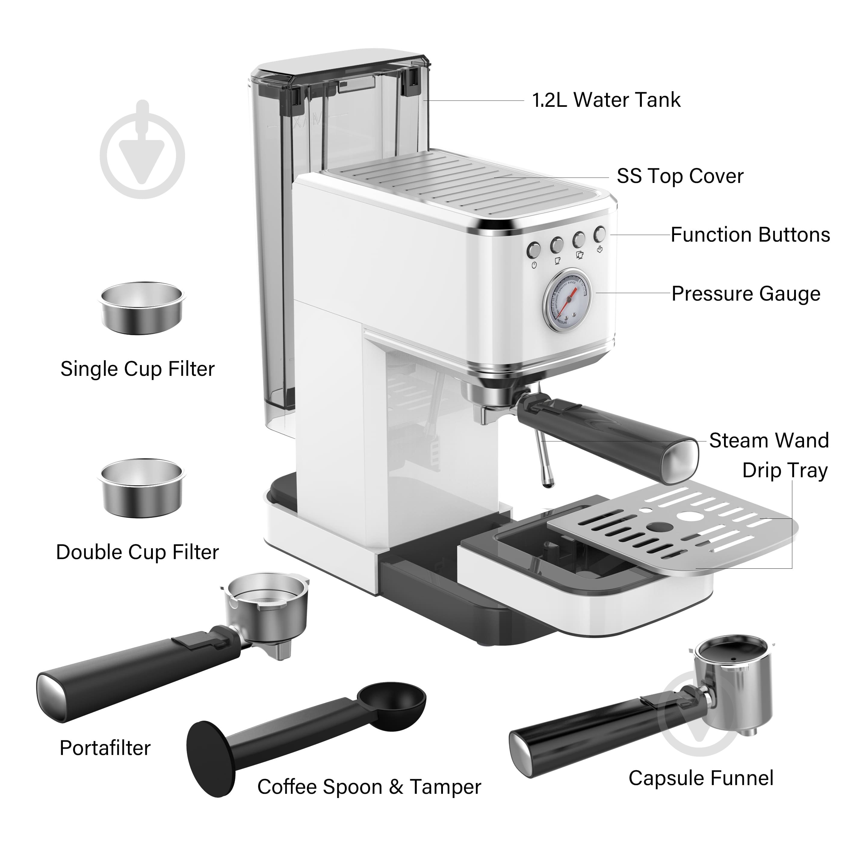 Кавомашина ELIT PERFETTO ECM-24 - фото 3