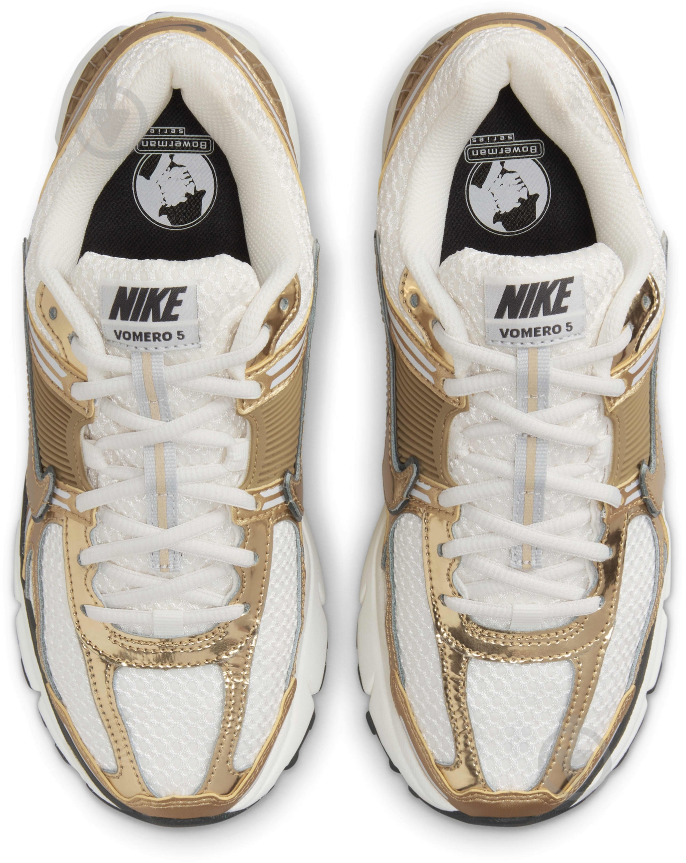 Кросівки жіночі демісезонні Nike W ZOOM VOMERO 5 GLD HF7723-001 р.39 біло-золоті - фото 5