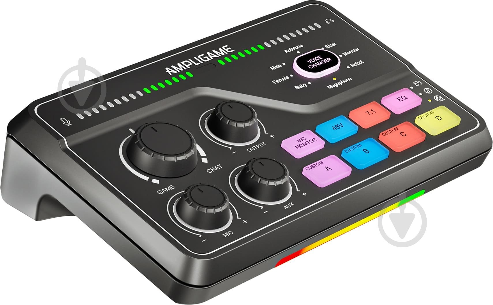 Мікшер FIFINE SC8 gaming sound card (SC8) Black - фото 2 Мікшер FIFINE SC8 gaming sound card (SC8) Black - фото 2