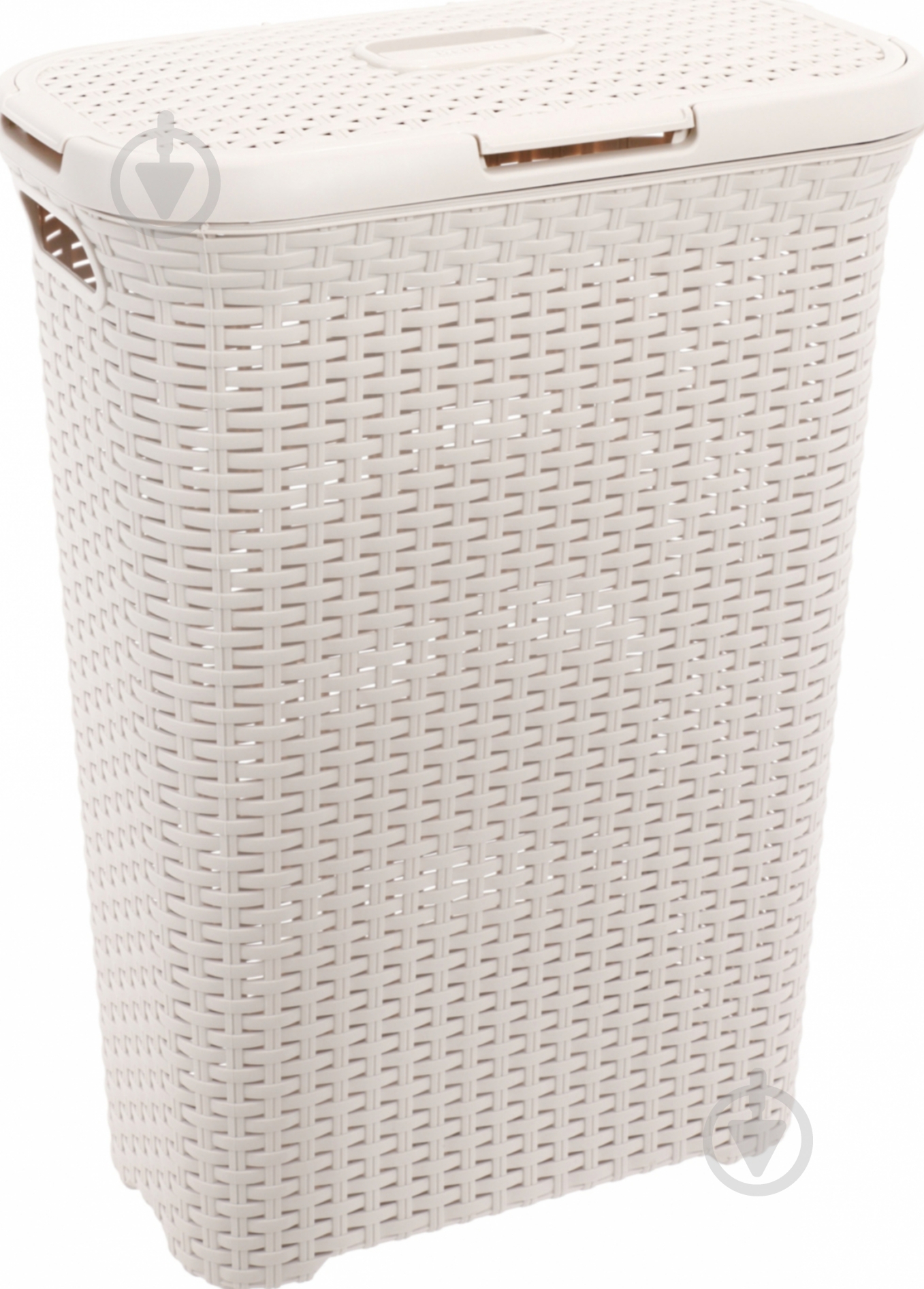 Кошик для білизни Curver RATTAN STYLE 40 л кремовий - фото 1