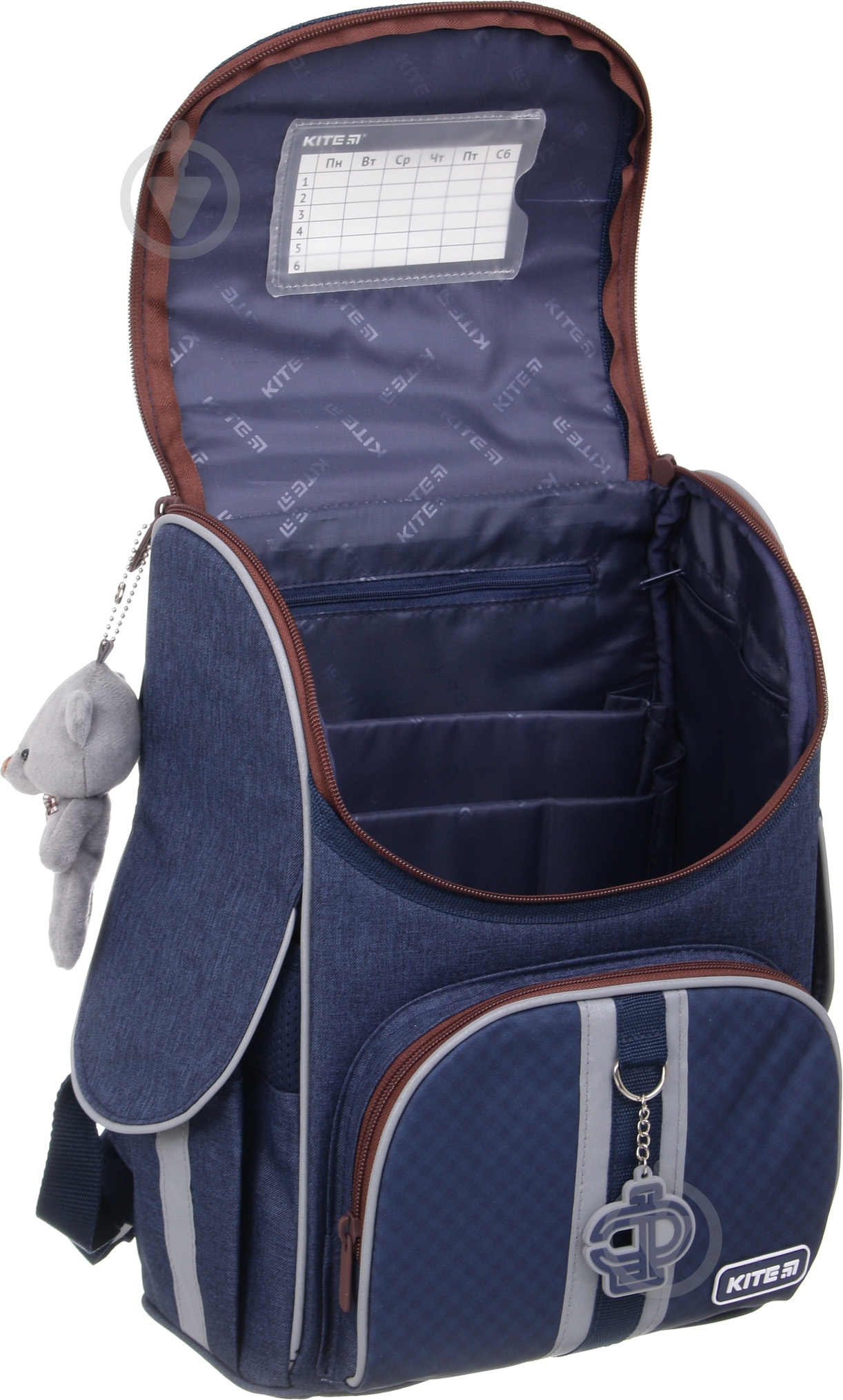 Рюкзак шкільний KITE College line blue - фото 4 Рюкзак шкільний KITE College line blue - фото 4