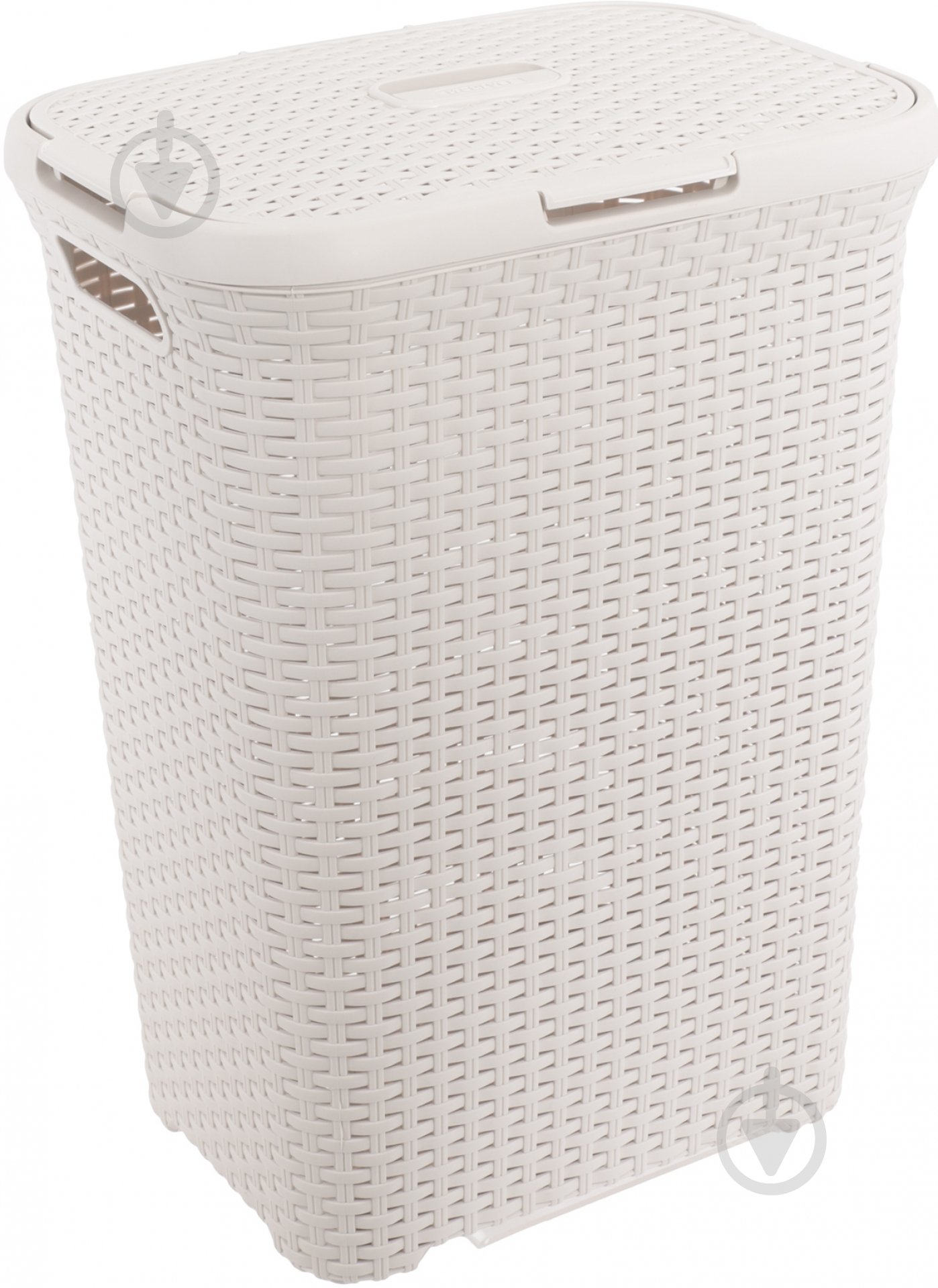 Кошик для білизни Curver Rattan style 189207 60 л кремовий - фото 1