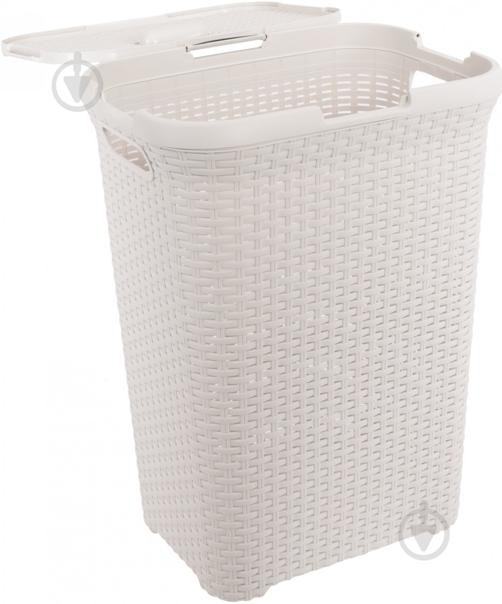 Кошик для білизни Curver Rattan style 189207 60 л кремовий - фото 2