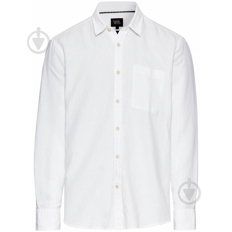 Рубашка Camel Active Longsleeve Shirt 409116-5S16-01 р. L белый - фото 1 Рубашка Camel Active Longsleeve Shirt 409116-5S16-01 р. L белый - фото 1