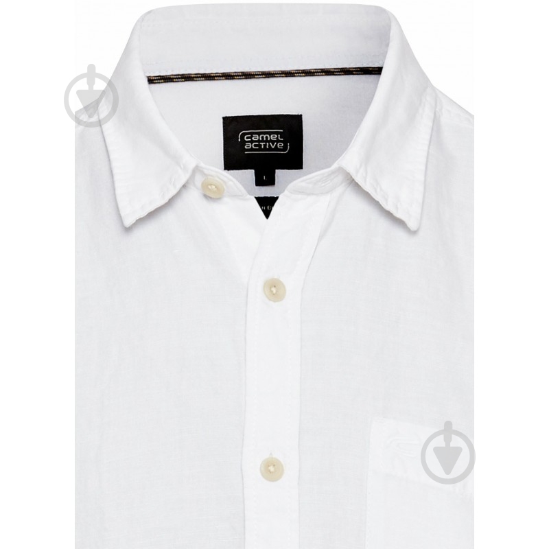 Рубашка Camel Active Longsleeve Shirt 409116-5S16-01 р. L белый - фото 3 Рубашка Camel Active Longsleeve Shirt 409116-5S16-01 р. L белый - фото 3