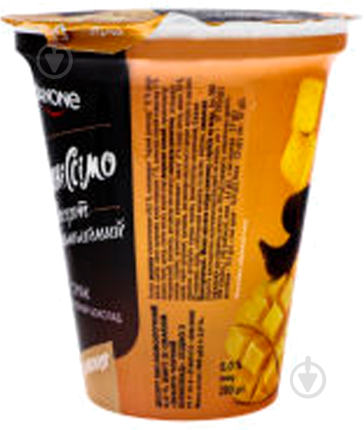 Десерт Даниссимо манго-черный шоколад 6.5% 280г - фото 4