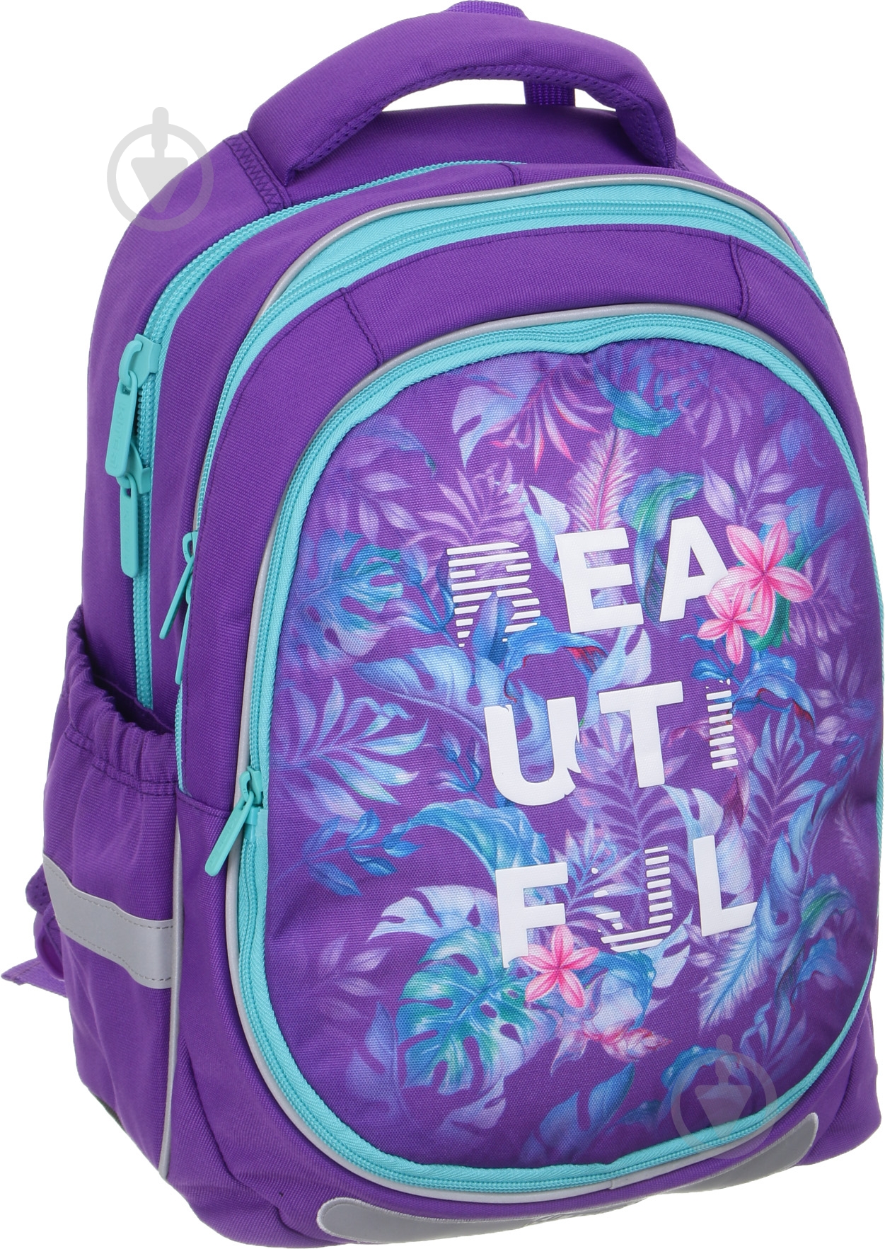 Ранец школьный KITE Education Beautiful tropics - фото 2