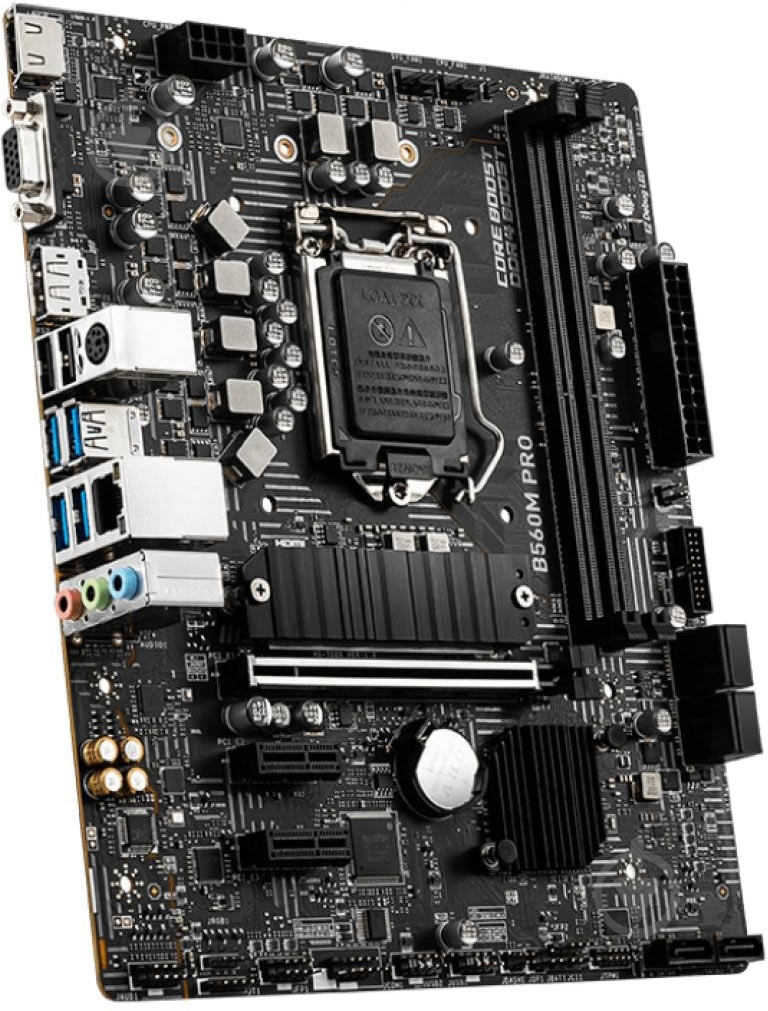 Материнская плата MSI B560M PRO (Socket 1200, Intel B560, mirco ATX) - фото 4 Материнская плата MSI B560M PRO (Socket 1200, Intel B560, mirco ATX) - фото 4