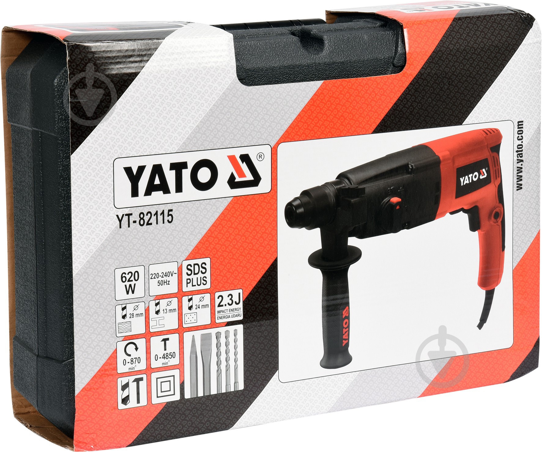 Перфоратор YATO YT-82115 - фото 2