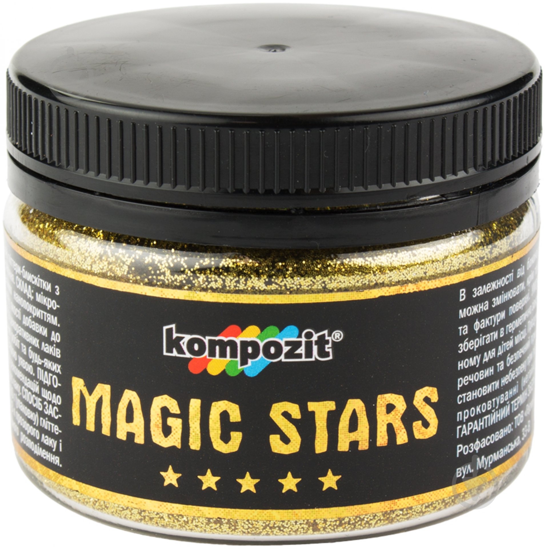 Глиттер Kompozit MAGIC STARS золото 0,06 кг - фото 1