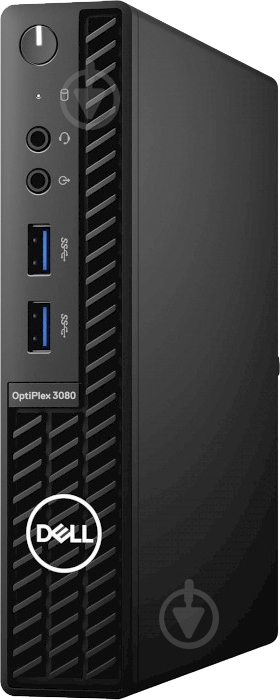 Неттоп Dell OptiPlex 3080 Micro (N011O3080MFF_UBU) black - фото 3