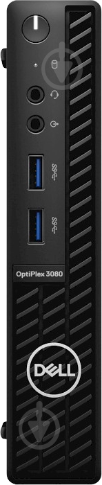 Неттоп Dell OptiPlex 3080 Micro (N011O3080MFF_UBU) black - фото 2