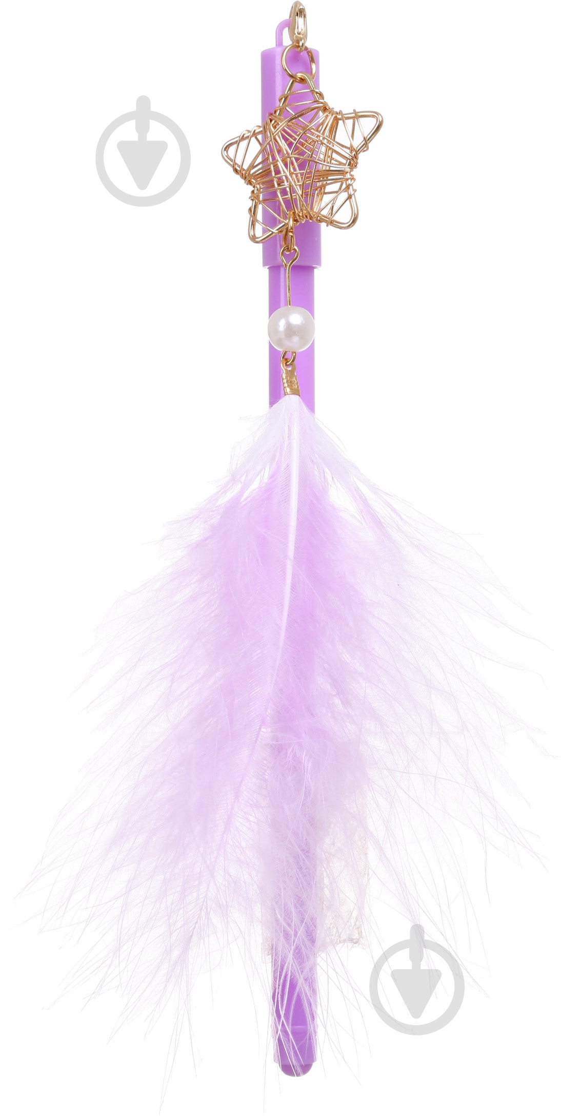 Ручка гелевая Feather&star фиолетовая - фото 1 Ручка гелевая Feather&star фиолетовая - фото 1